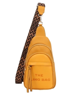 Fashion Sling Bag DS-1071 YELLOW